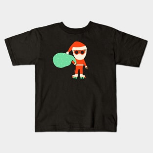 Skating Santa Kids T-Shirt